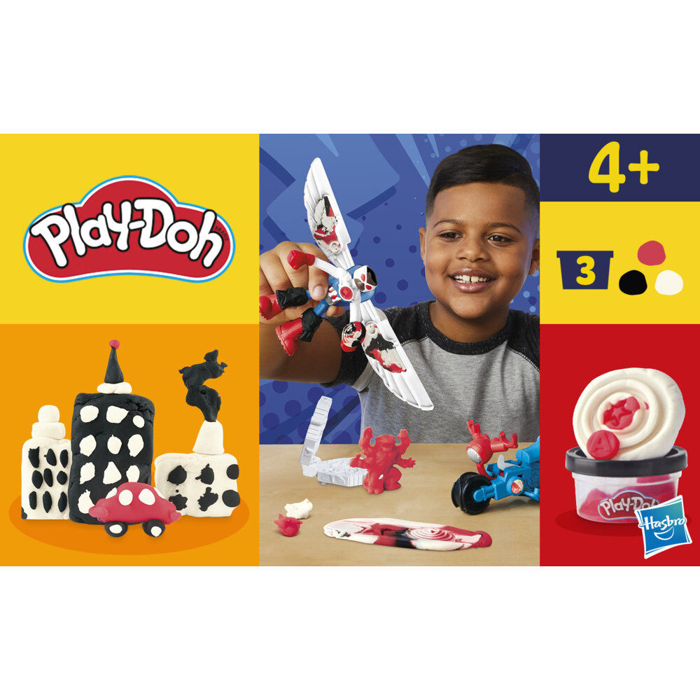 Imagen 13 - Moto Cortadora Del Capitan America Marvel Play-doh