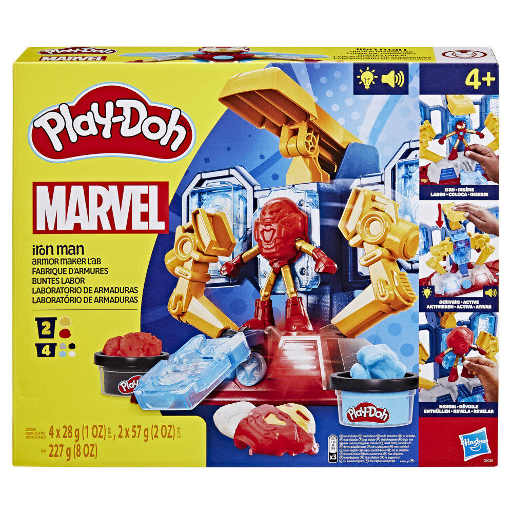 Imagen 4 - Laboratorio De Armaduras Iron Man Marvel Play-doh