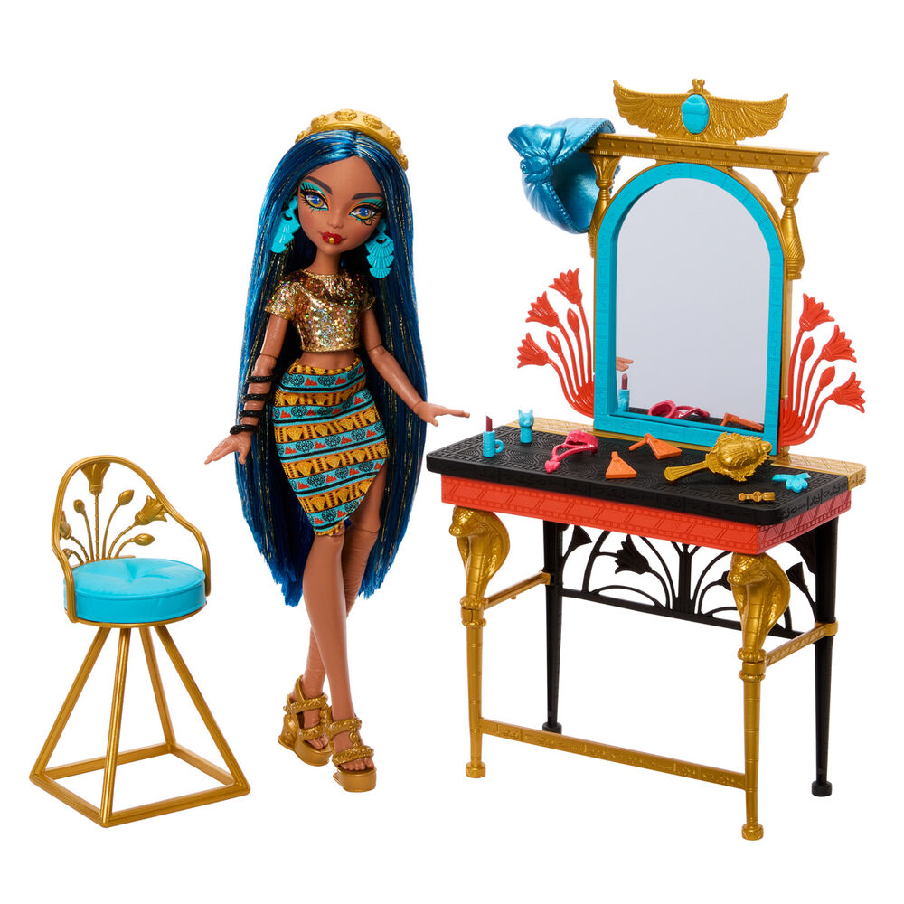 Imagen 1 - Muñeca Cleo De Nile Con Tocador Monster High