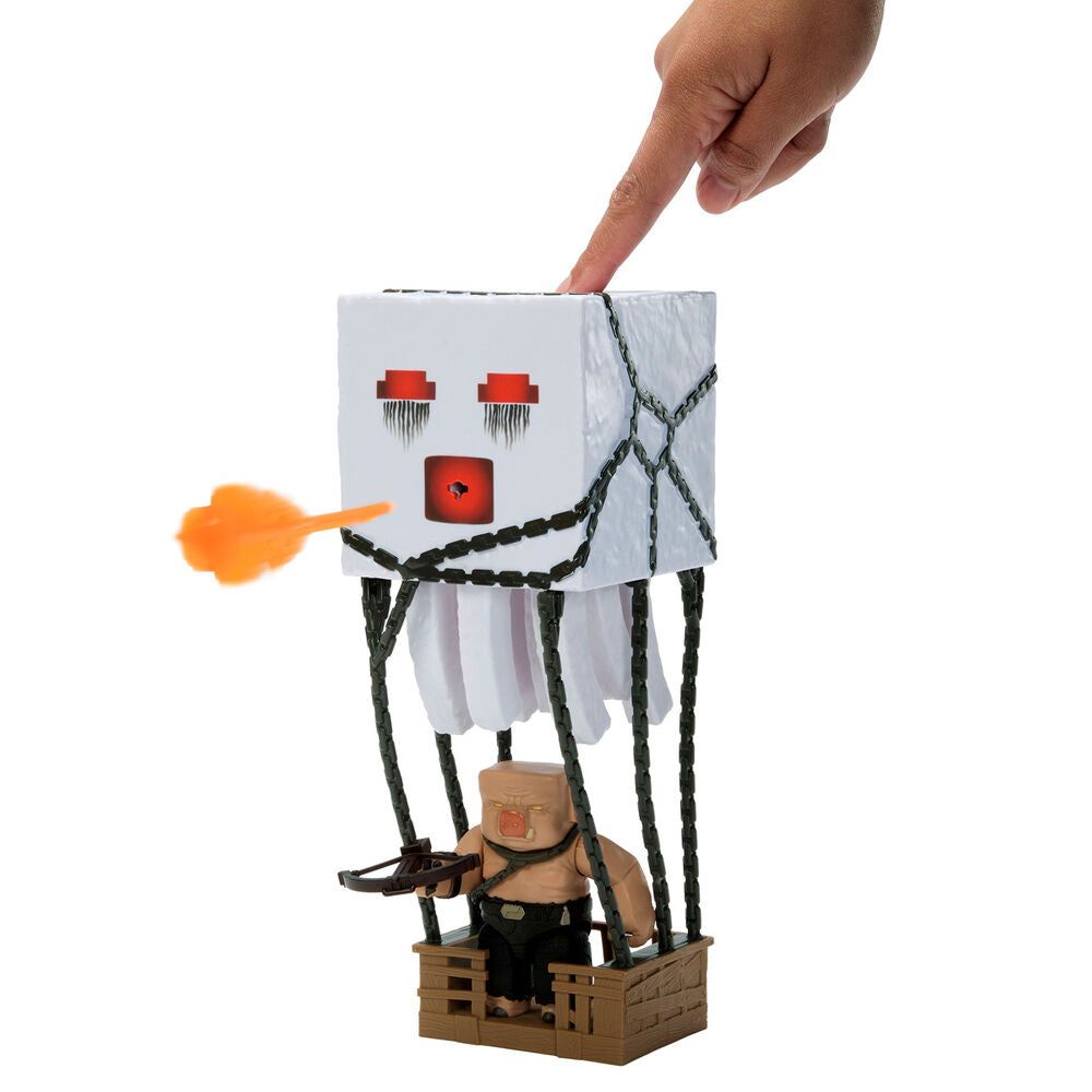 Imagen 5 - Figura Ghast Lanza El Ataque Fantasma Minecraft La Pelicula 25Cm