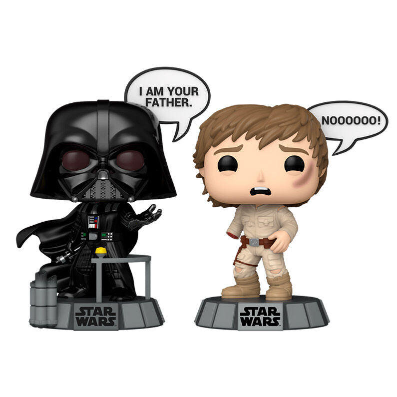 Imagen 2 - Blister 2 Figuras Pop Star Wars Darth Vader & Luke Skywalker