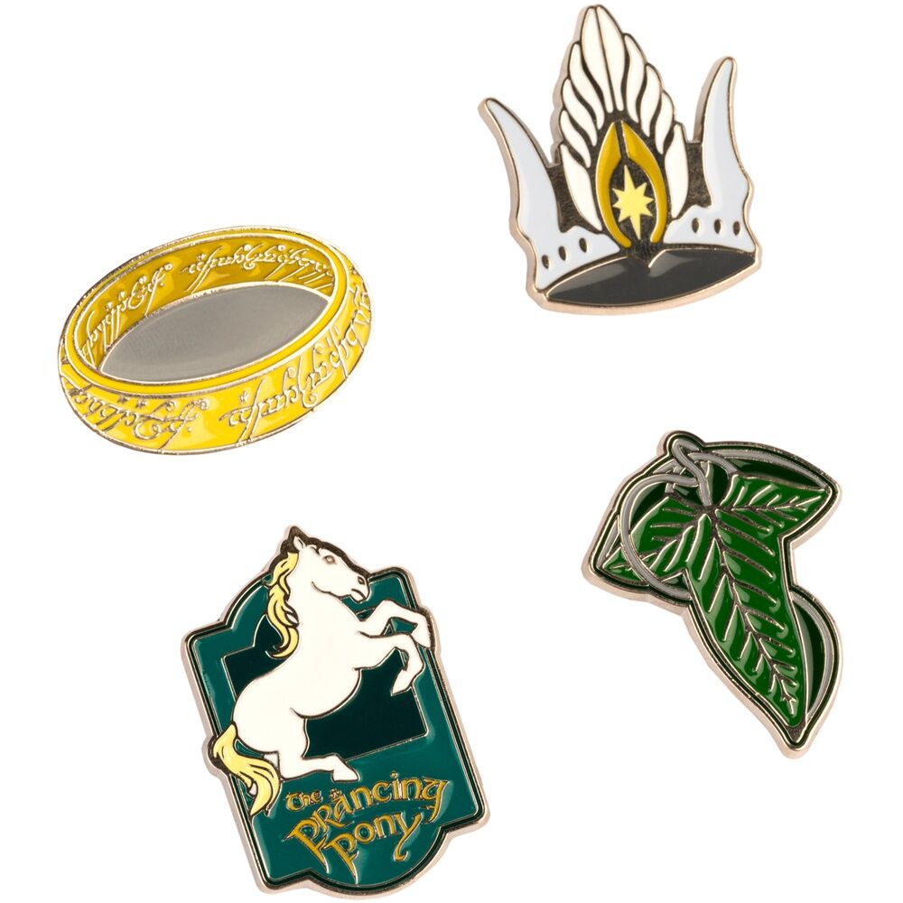 Imagen 1 - Set 4 Pins El Señor De Los Anillos