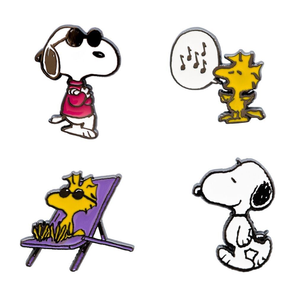 Imagen 1 - Set 4 Pins Snoopy