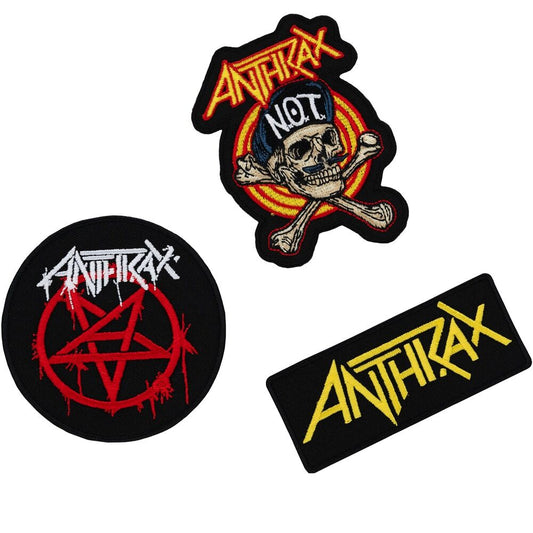 Imagen 1 - Set 3 Parches Anthrax