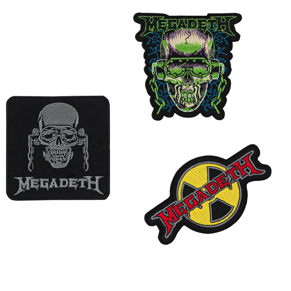 Imagen 1 - Set 3 Parches Megadeth