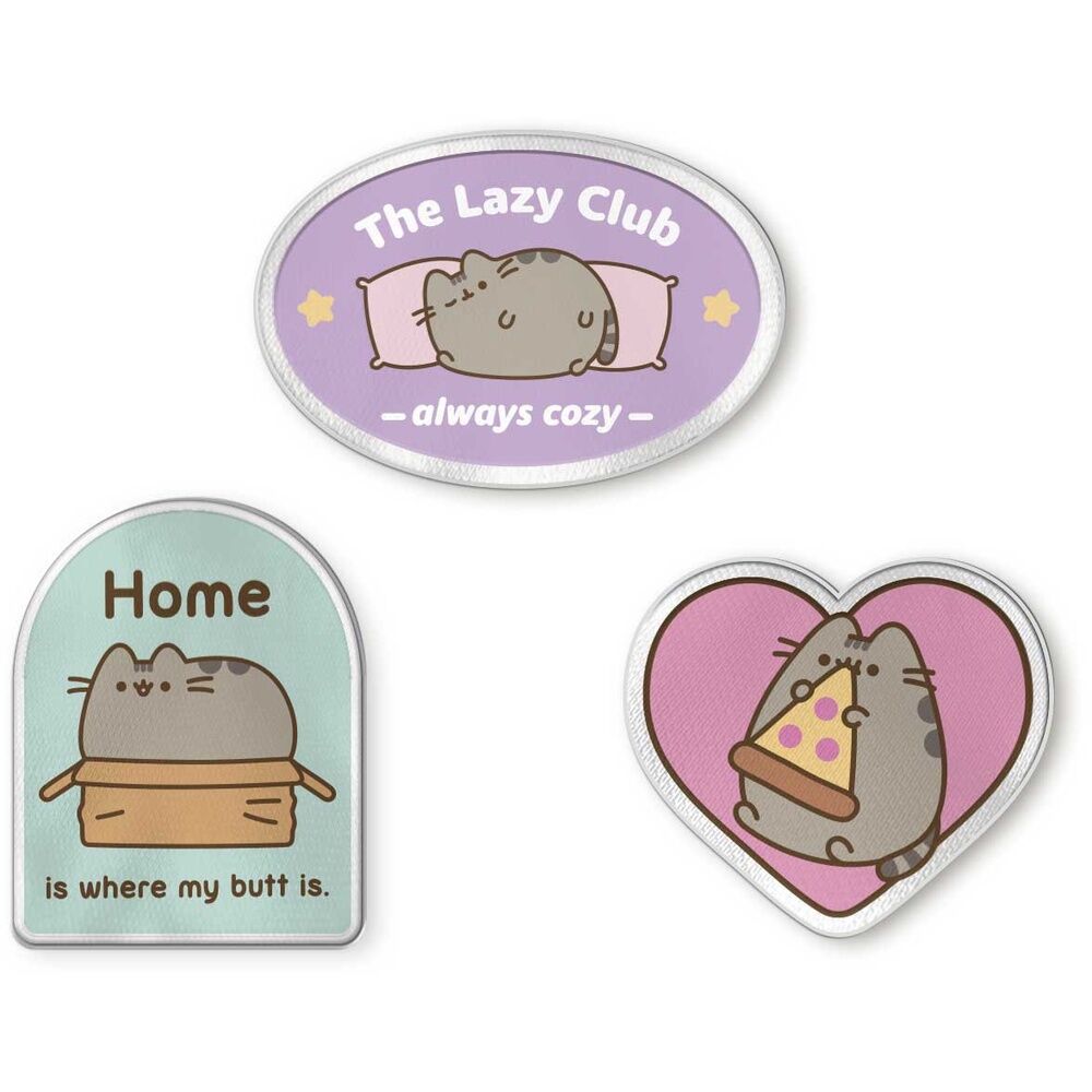Imagen 1 - Set 3 Parches Pusheen
