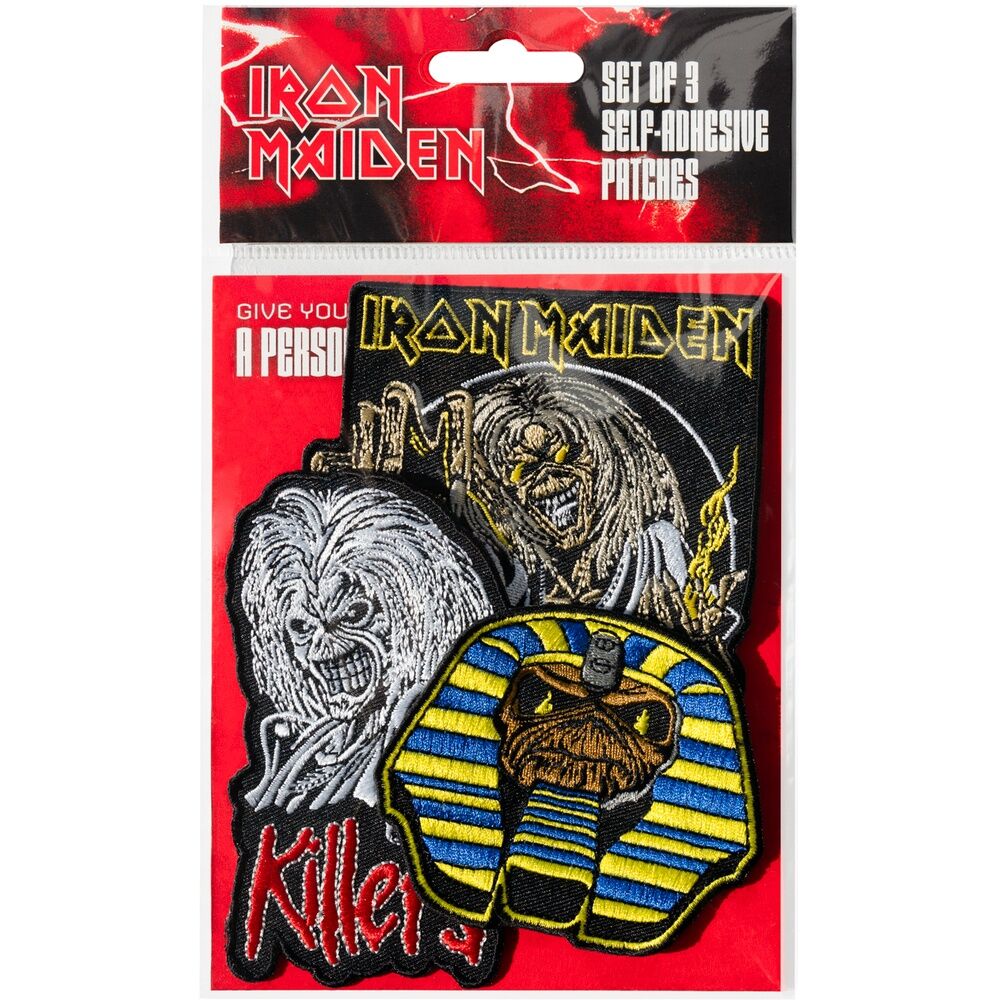 Imagen 2 - Set 3 Parches Iron Maiden