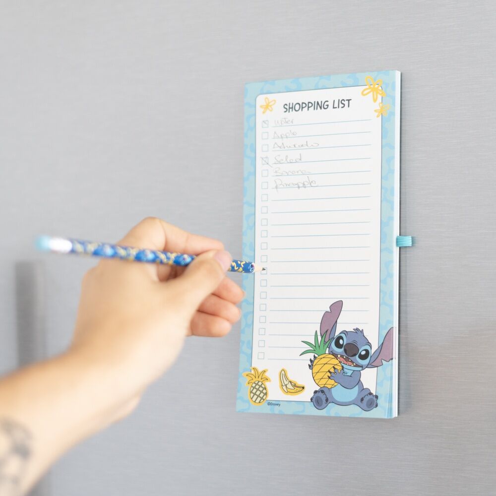 Imagen de Bloc Notas Magnetico Stitch Disney parte de nuestra colección en Espadas y más, sitio oficial.
