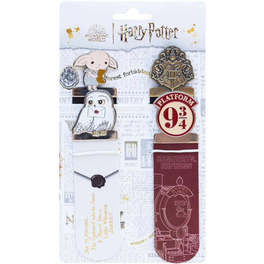 Imagen 2 - Set 4 Marcapaginas Harry Potter
