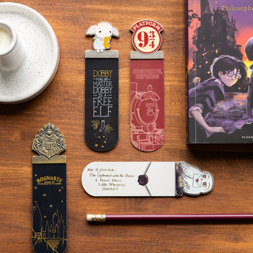 Imagen 5 - Set 4 Marcapaginas Harry Potter