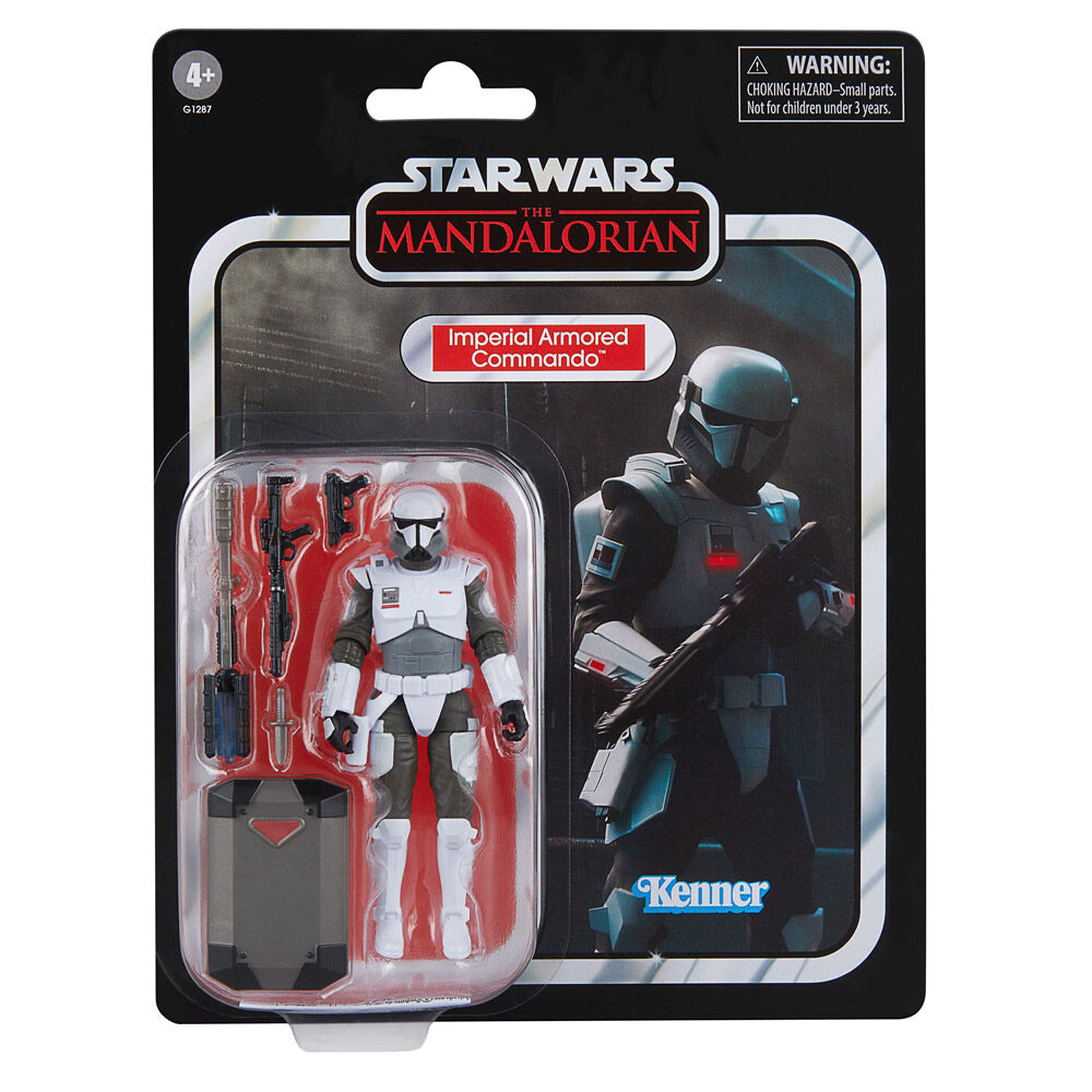 Imagen 1 - Figura Imperial Armored Commando The Mandalorian Star Wars 9,5Cm