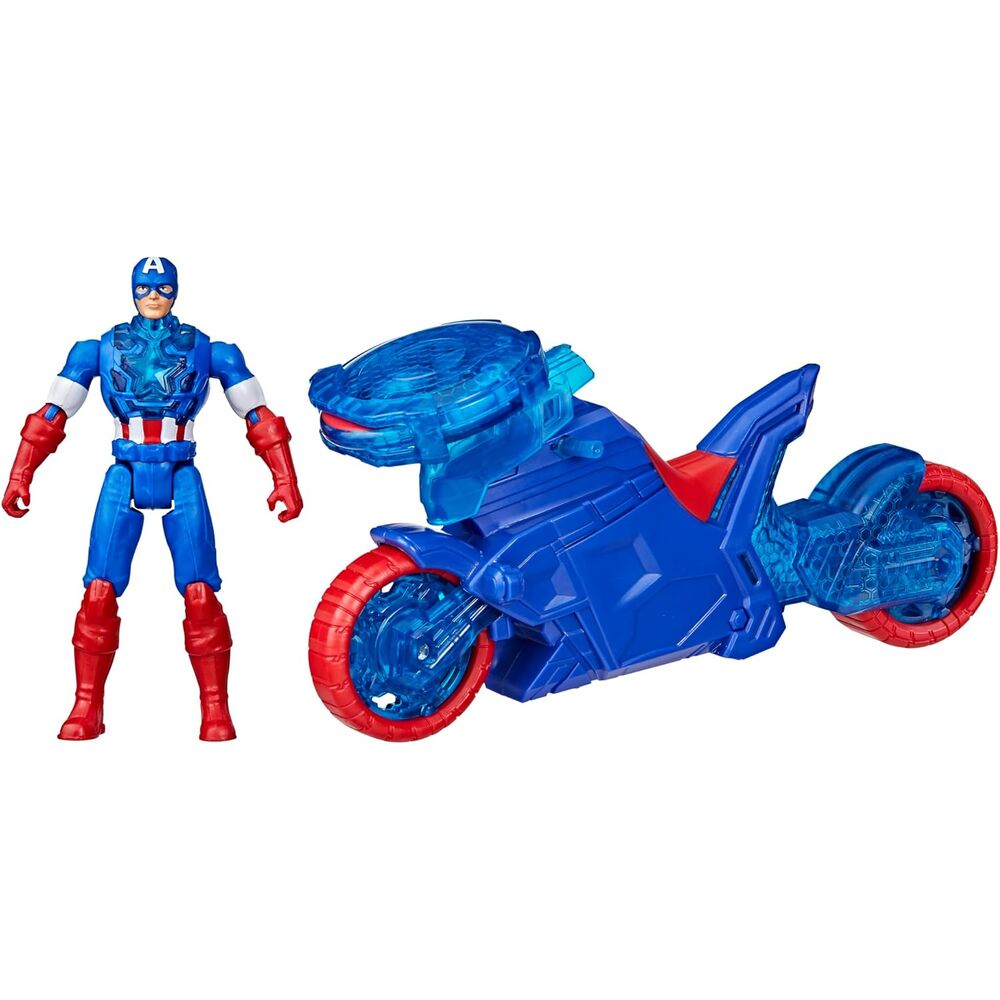 Imagen 2 - Moto Lanzaescudos + Figura Capitan America Los Vengadores Avengers Marvel