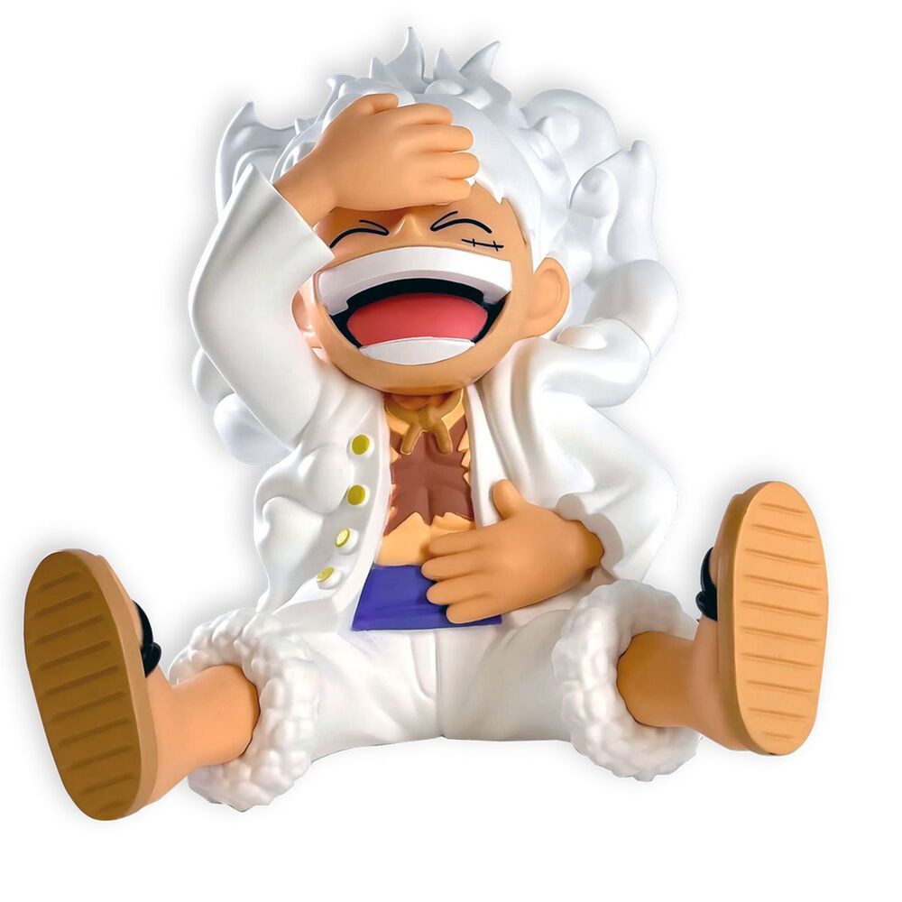 Imagen de Figura Hucha Monkey D Luffy Gear 5 One Piece 15Cm parte de nuestra colección en Espadas y más, sitio oficial.