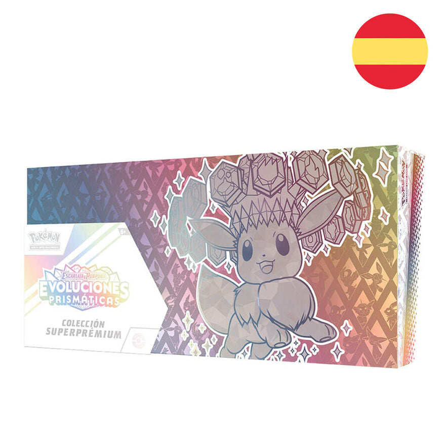 Imagen 1 - Estuche Juego Cartas Coleccionables Evoluciones Prismaticas Pokemon Español