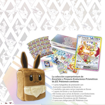 Imagen 6 - Estuche Juego Cartas Coleccionables Evoluciones Prismaticas Pokemon Español