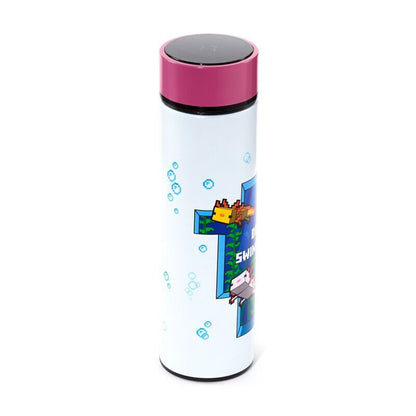 Imagen de Botella Acero Inoxidable Termo Ajolote Minecraft Termometro 450Ml parte de nuestra colección en Espadas y más, sitio oficial.