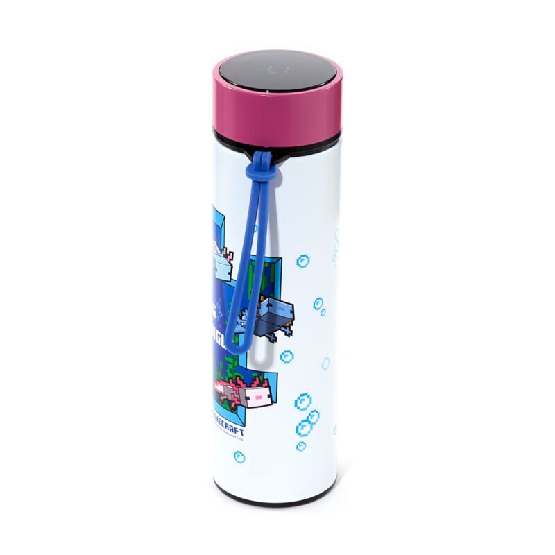 Imagen de Botella Acero Inoxidable Termo Ajolote Minecraft Termometro 450Ml parte de nuestra colección en Espadas y más, sitio oficial.