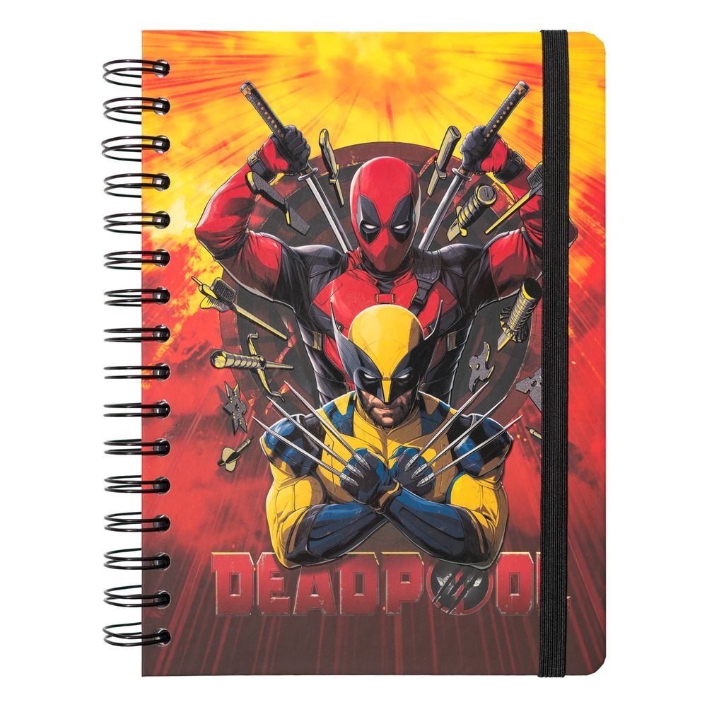 Imagen 1 - Cuaderno A5 Deadpool &#38; Wolverine Marvel