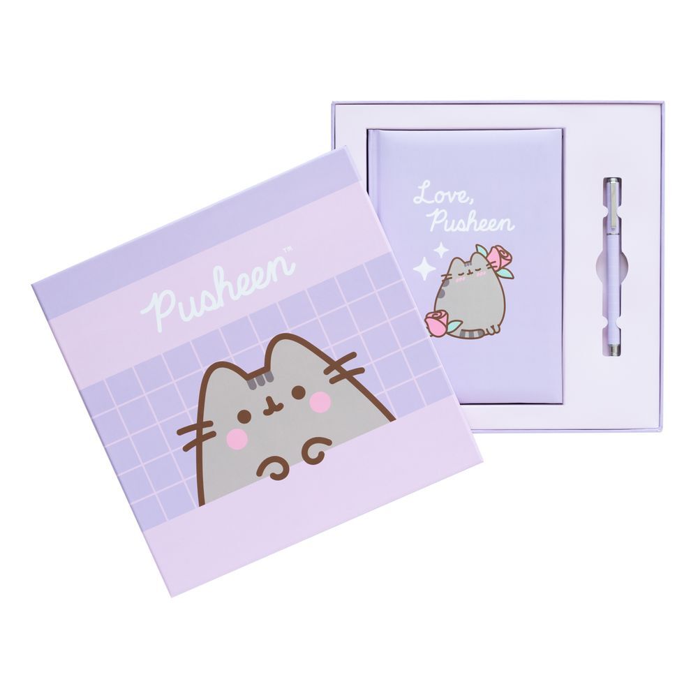 Imagen 1 - Set Cuaderno A5 Premium + Boligrafo Pusheen Moments