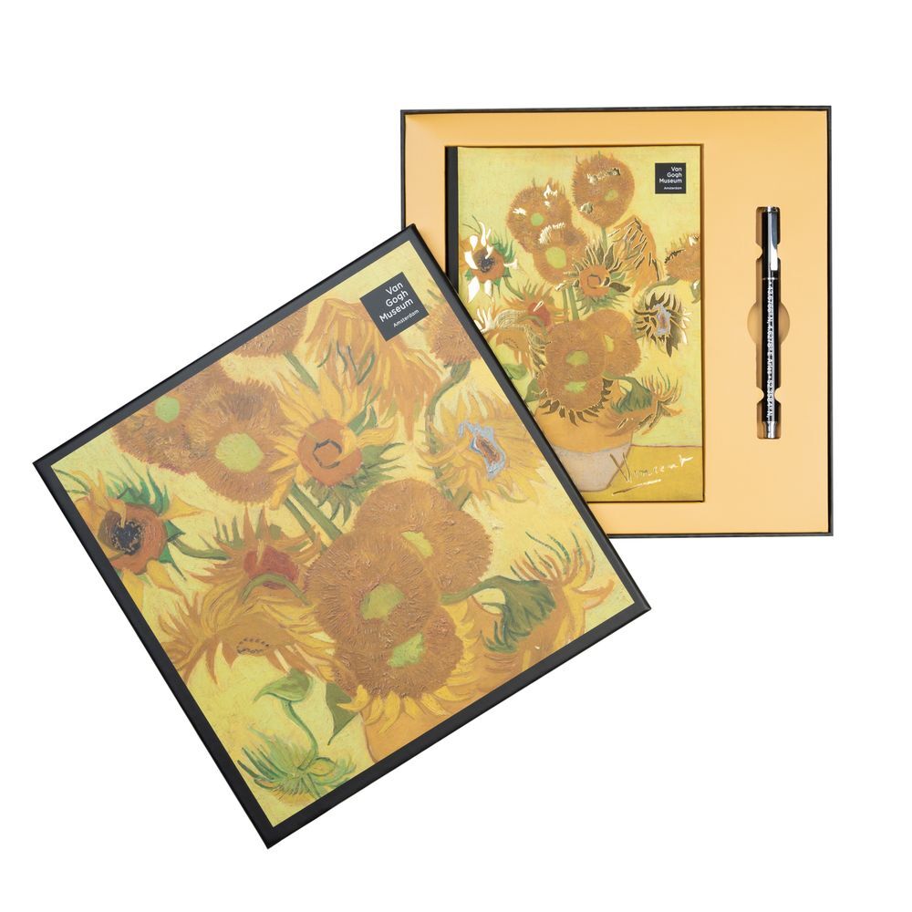 Imagen 1 - Set Cuaderno A5 Premium + Boligrafo Museo Van Gogh