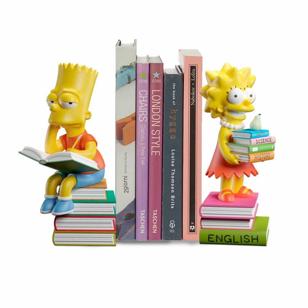 Imagen 1 - Sujetalibros Bart Y Lisa Los Simpsons