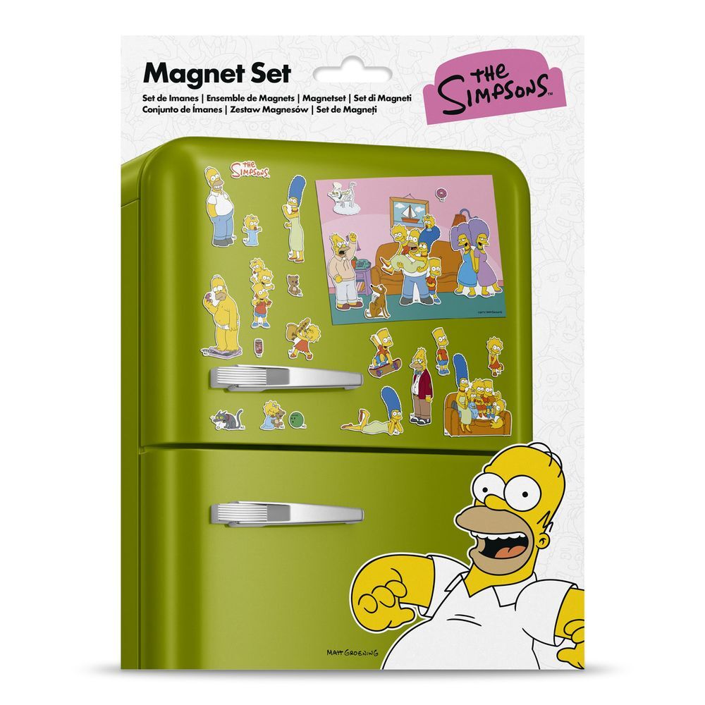 Imagen 1 - Set Imanes Troquelados Los Simpsons