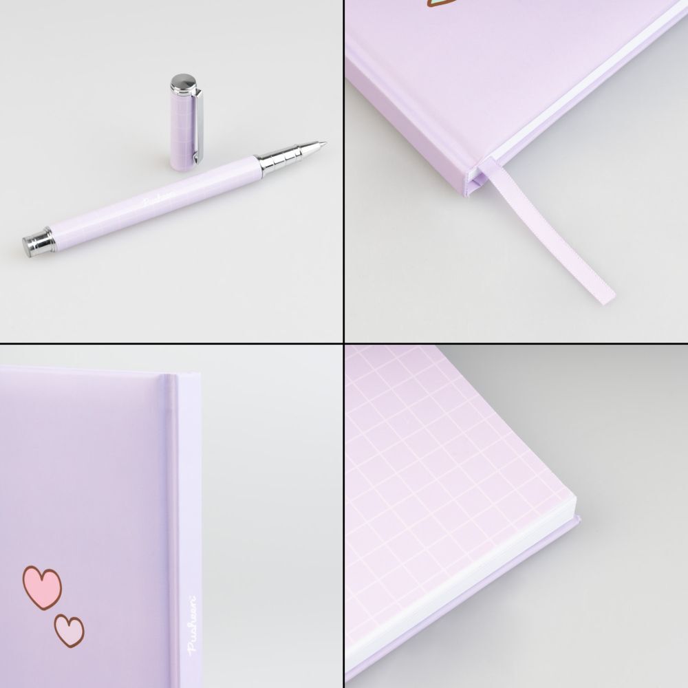Imagen 4 - Set Cuaderno A5 Premium + Boligrafo Pusheen Moments