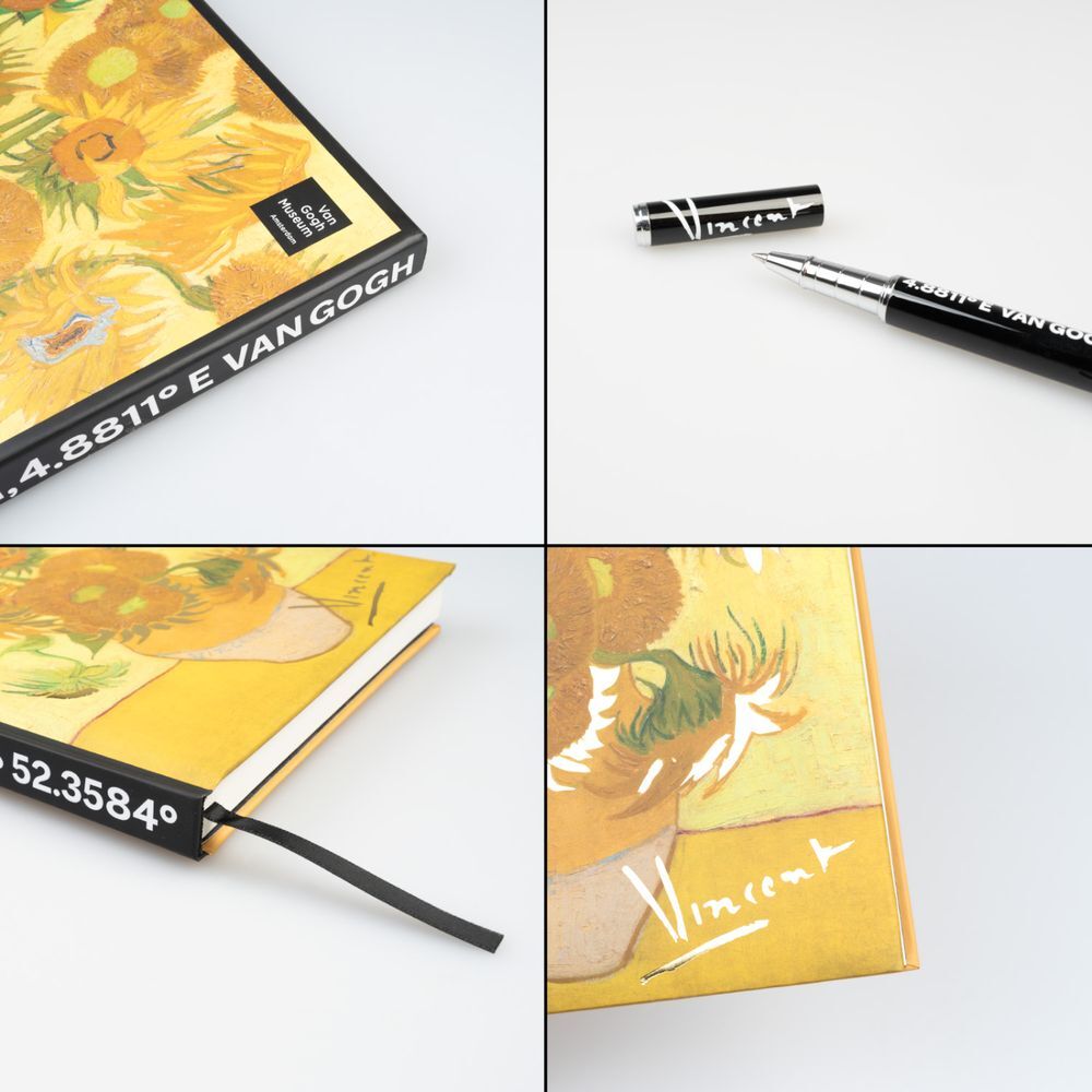 Imagen 4 - Set Cuaderno A5 Premium + Boligrafo Museo Van Gogh