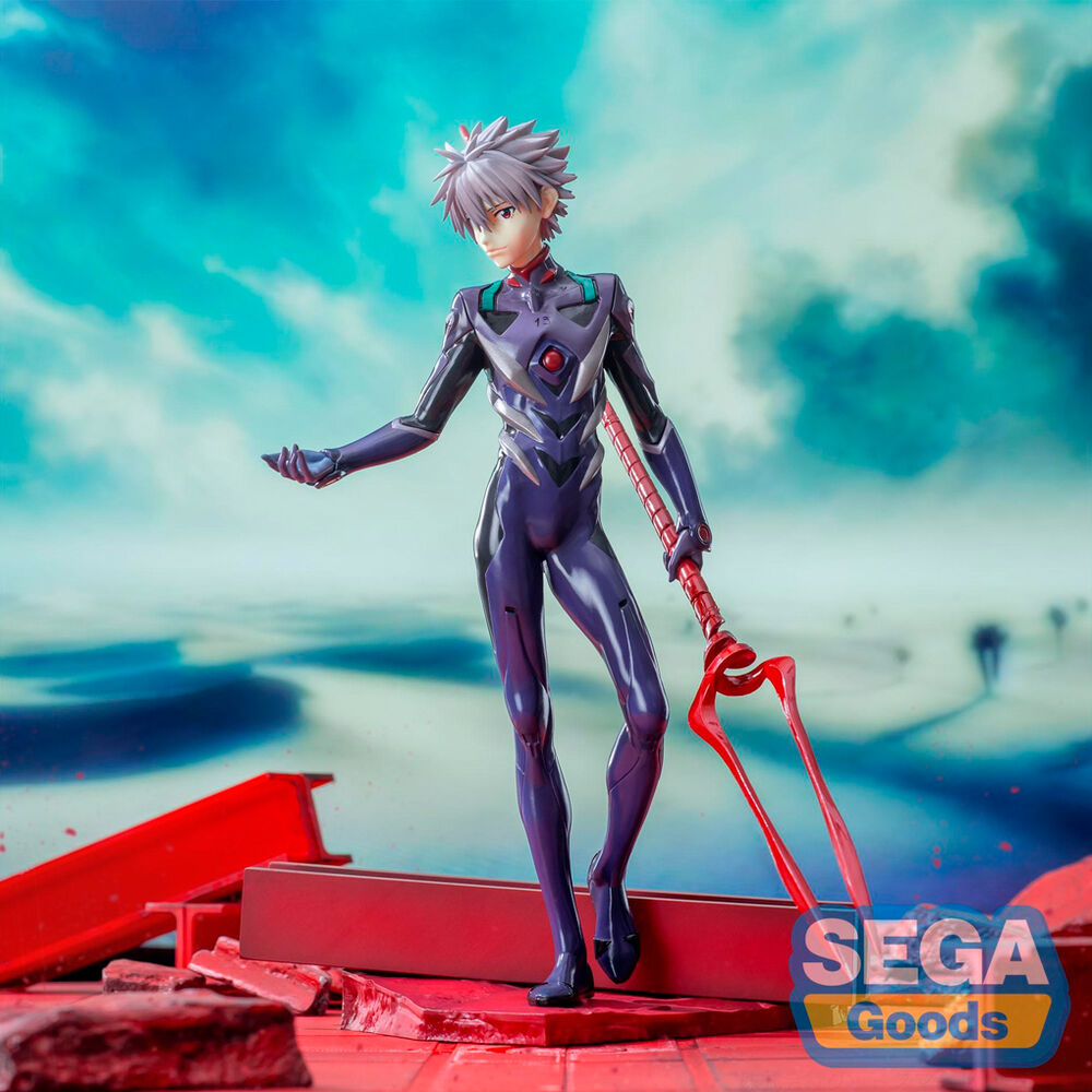 Imagen 2 - Figura Kaworu Nagisa X Spear Of Longinus Luminasta Evangelion 3.0 + 1.0 Thrice Upon A Time 21Cm