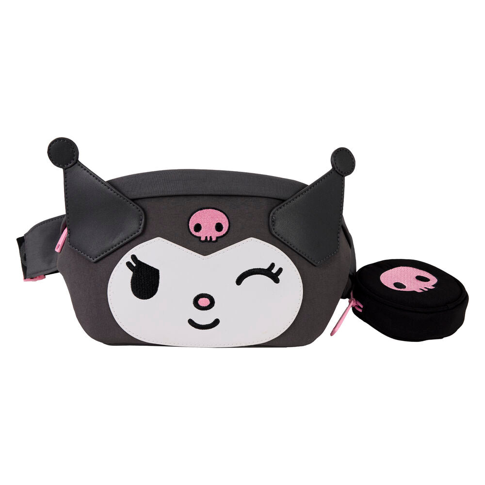 Imagen 1 - Riñonera + Monedero Kuromi Loungefly