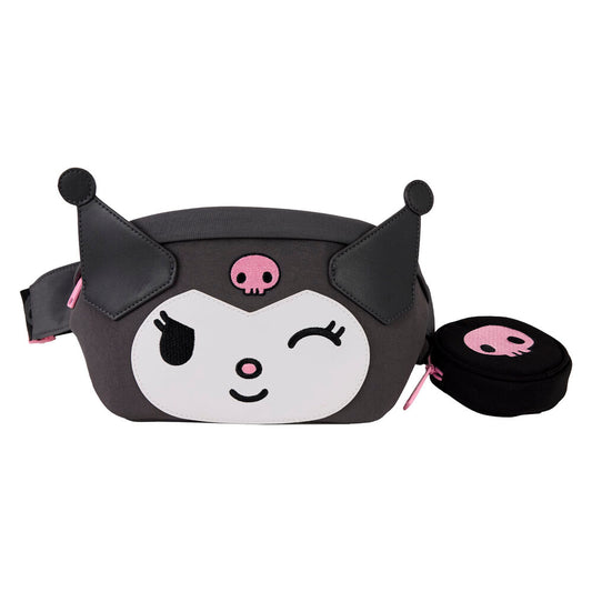 Imagen 1 - Riñonera + Monedero Kuromi Loungefly