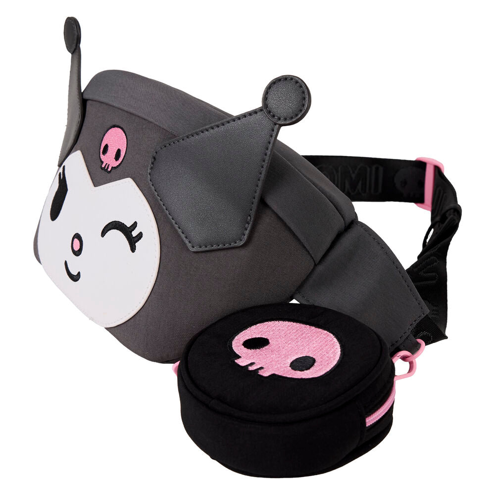 Imagen 2 - Riñonera + Monedero Kuromi Loungefly