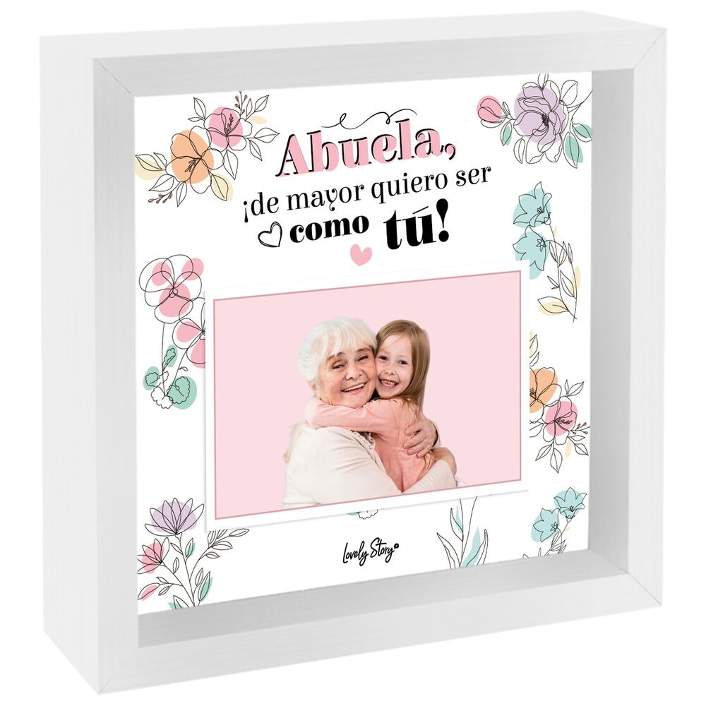 Imagen 1 - Marco Fotos Doble - Abuela De Mayor Quiero Ser Como Tu