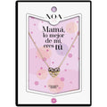 Imagen de Colgante Corazon Mama Acero Dorado - Mama Lo Mejor De Mi Vida Eres Tu parte de nuestra colección en Espadas y más, sitio oficial.