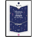 Imagen 1 - Pulsera Mama Acero Plateado - Mama Eres La Chispa De Mi Vida