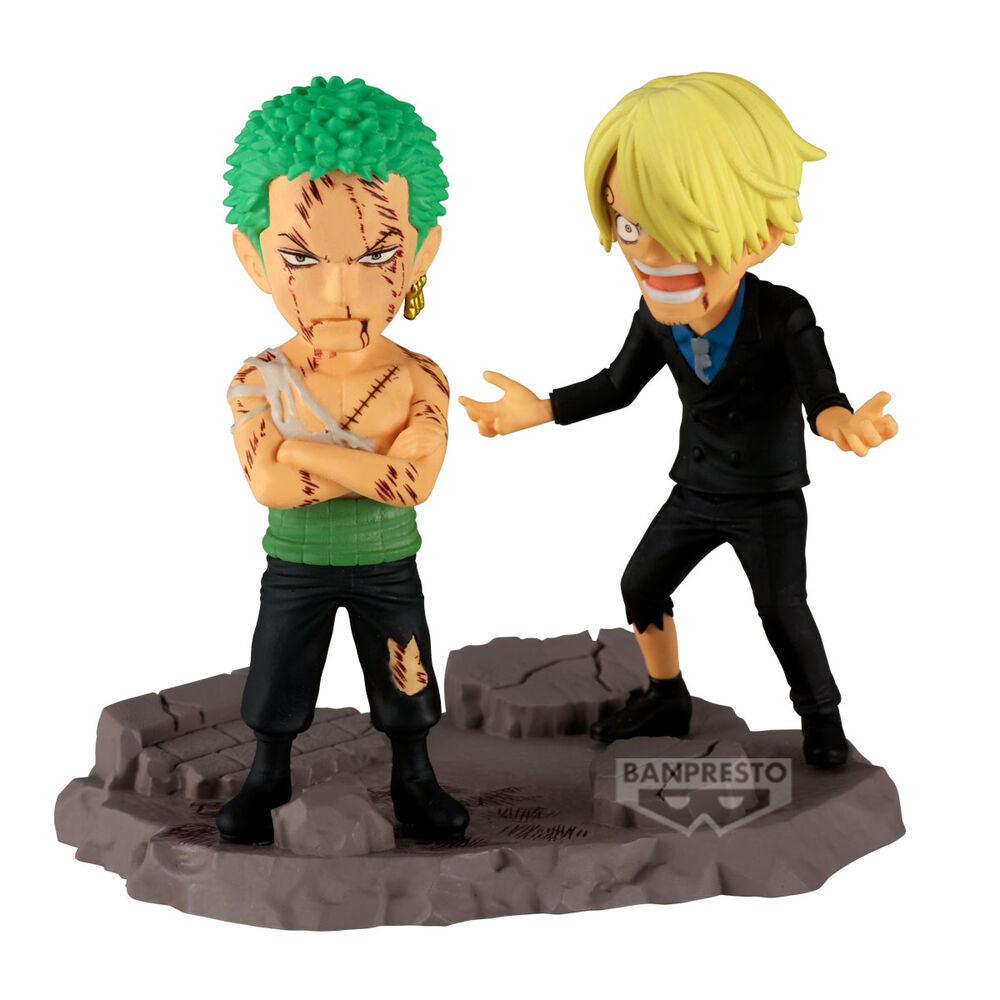 Imagen 1 - Figura Roronoa Zoro &#38; Sanji One Piece 8Cm