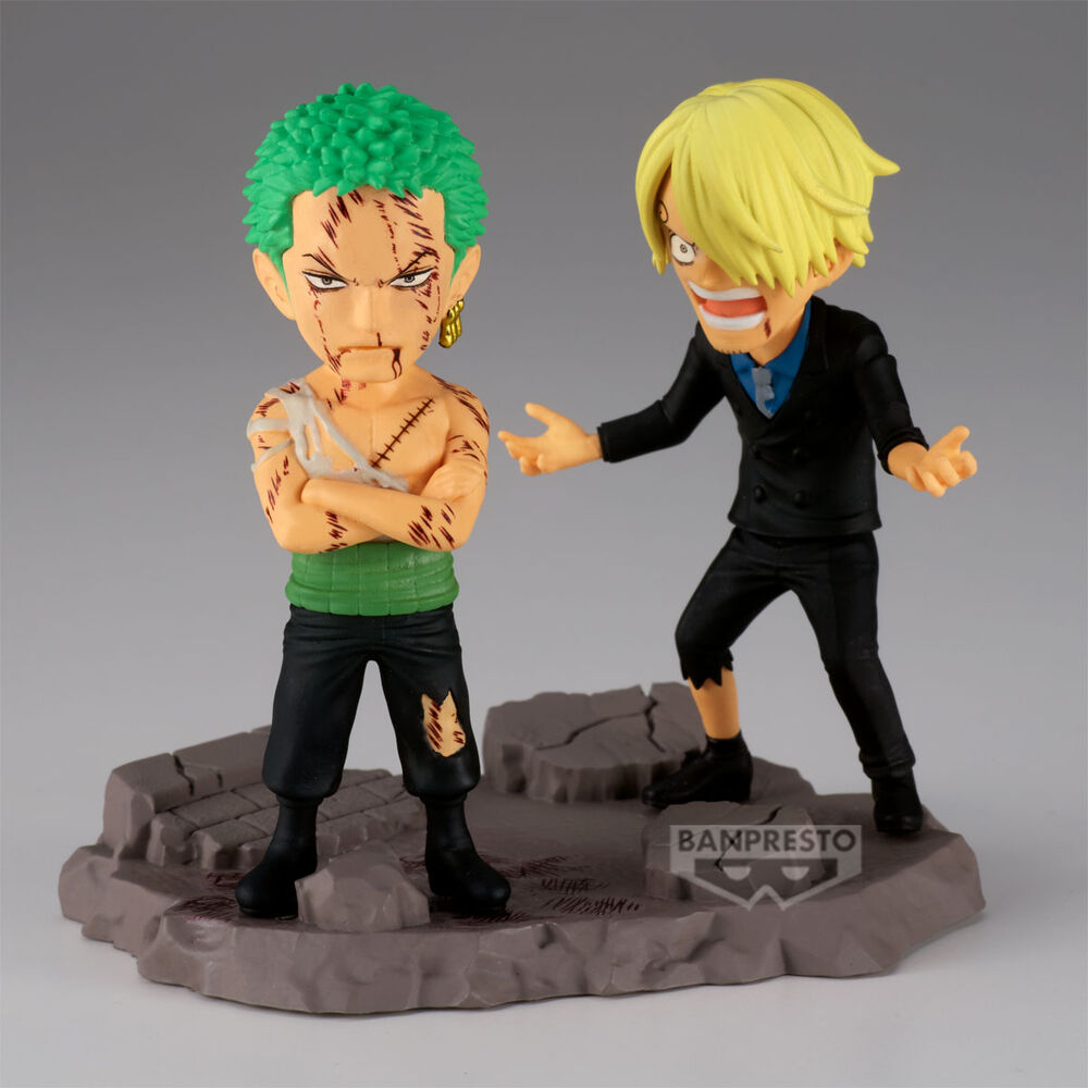 Imagen 2 - Figura Roronoa Zoro &#38; Sanji One Piece 8Cm