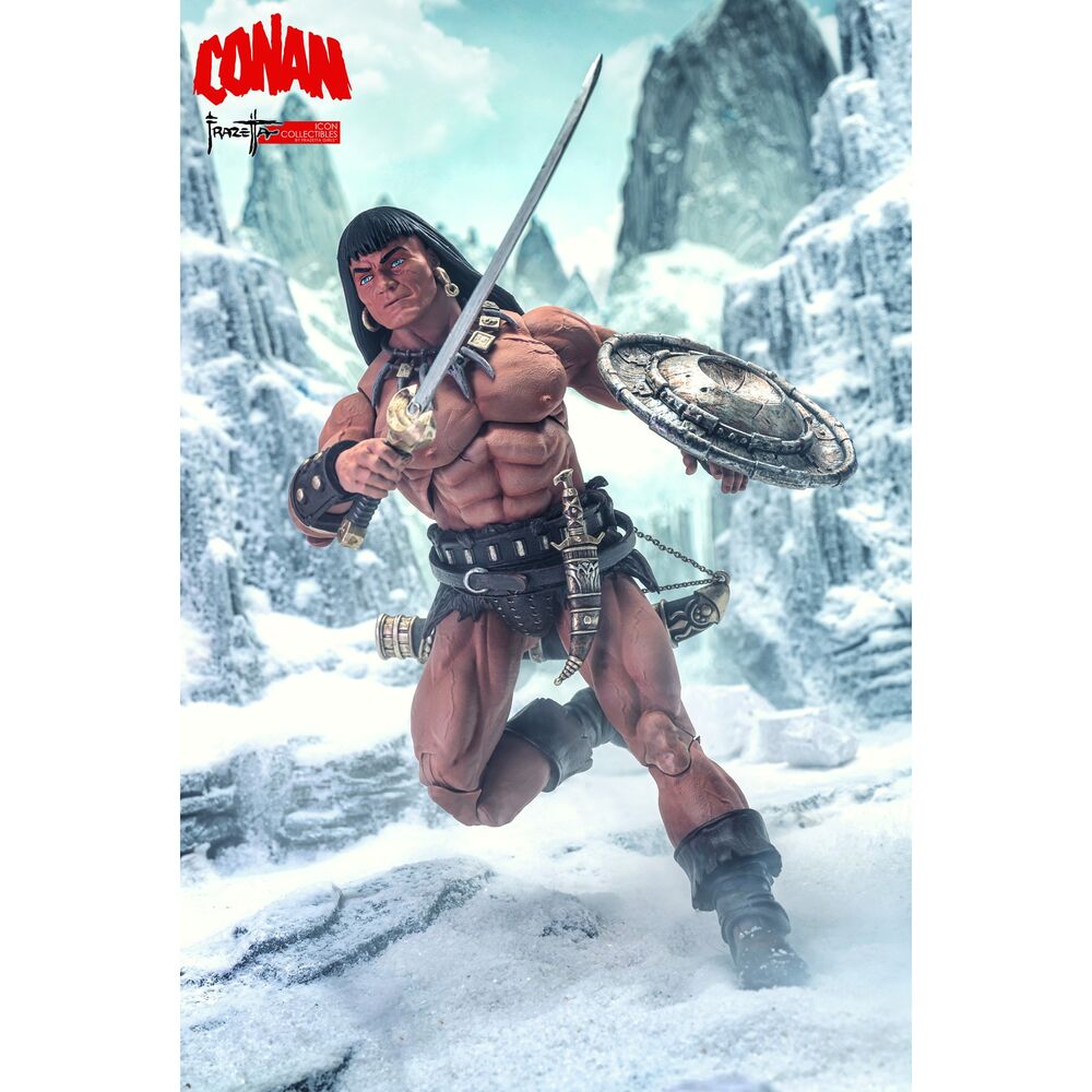 Imagen 1 - Figura Conan The Barbarian Frazetta Icon 17Cm