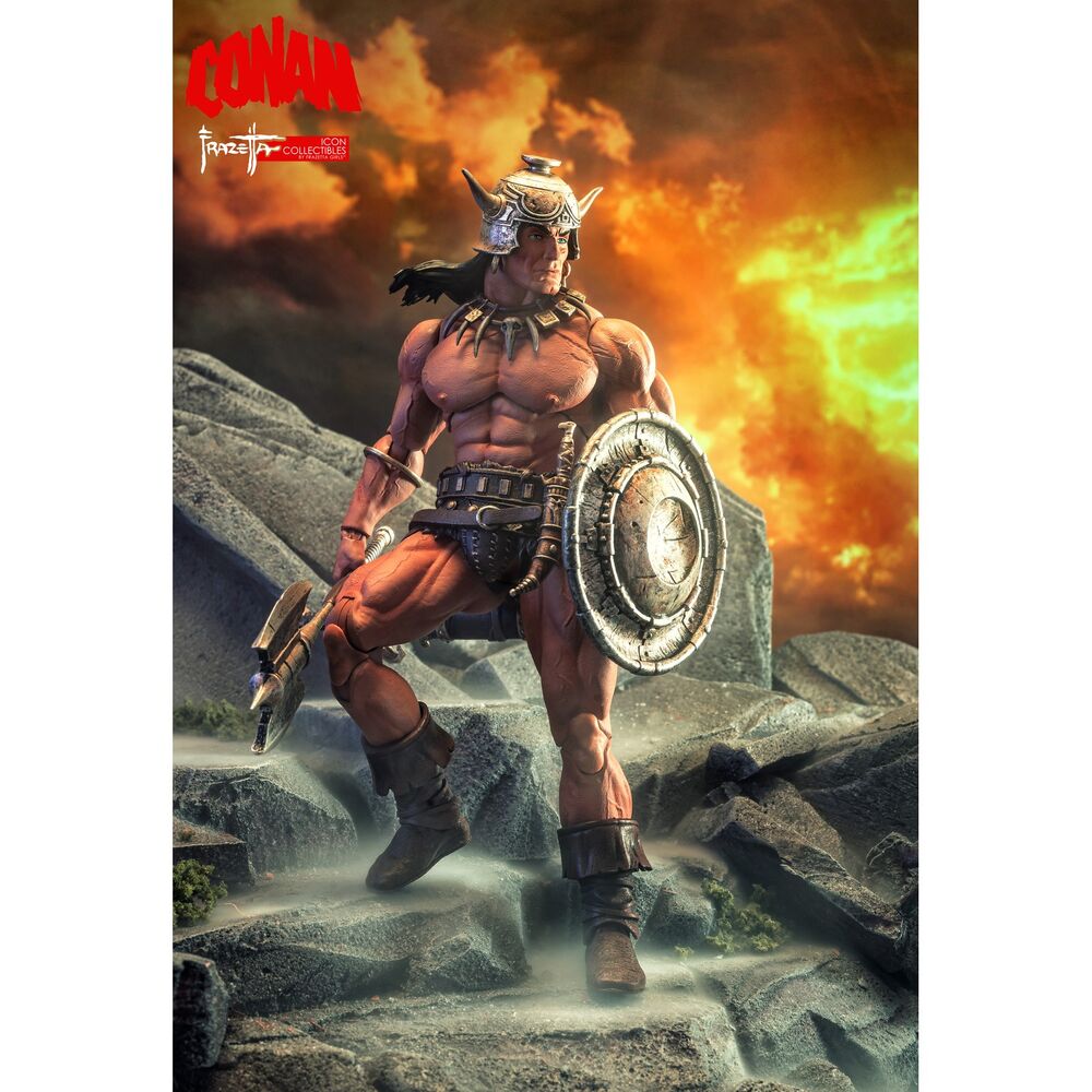 Imagen 4 - Figura Conan The Barbarian Frazetta Icon 17Cm