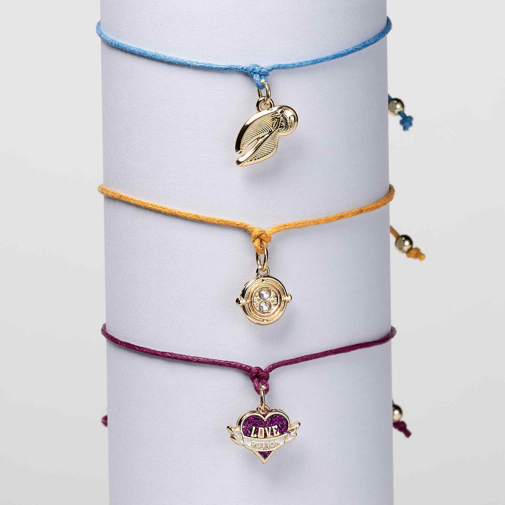 Imagen 3 - Set 3 Pulseras Amistad Snitch Dorada Harry Potter