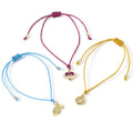 Imagen 1 - Set 3 Pulseras Amistad Snitch Dorada Harry Potter