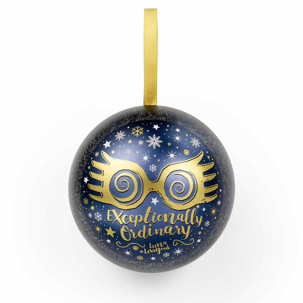 Imagen 3 - Colgante Gafas Luna Lovegood + Bola De Navidad Harry Potter