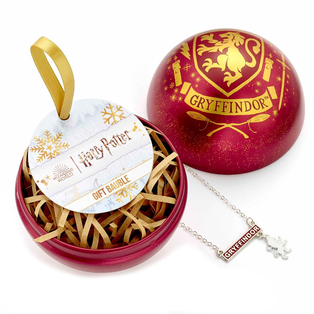 Imagen 1 - Colgante Gryffindor + Bola De Navidad Harry Potter
