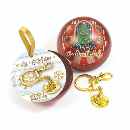 Imagen 1 - Llavero Sombrero Seleccionador + Bola De Navidad Harry Potter
