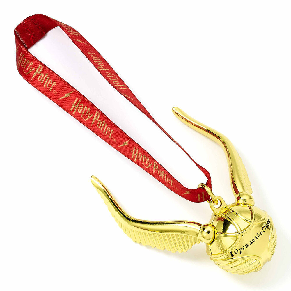 Imagen 1 - Adorno De Navidad Snitch Dorada Harry Potter