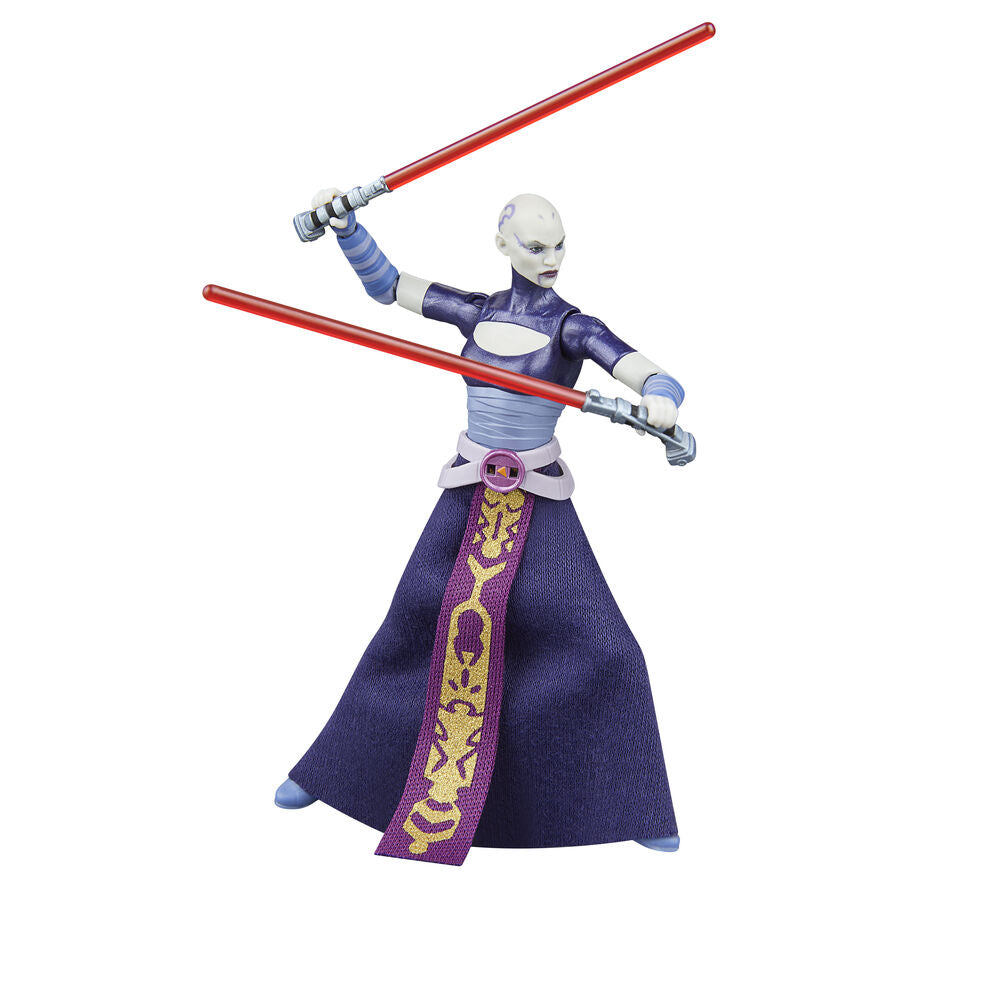 Imagen 5 - Figura Asajj Ventress La Guerra De Los Clones Star Wars 9,5Cm