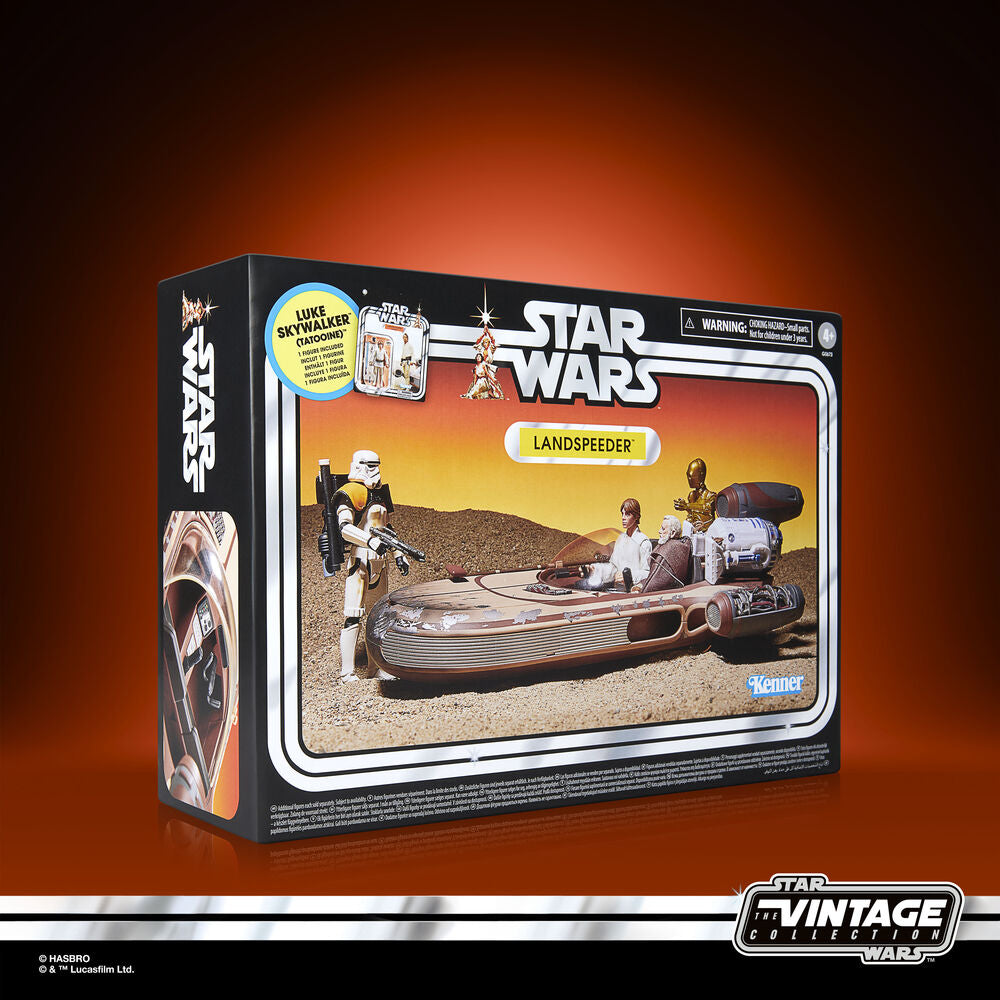 Imagen 3 - Figura Luke Skywalker + Landspeeder Star Wars