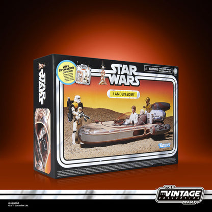 Imagen 3 - Figura Luke Skywalker + Landspeeder Star Wars