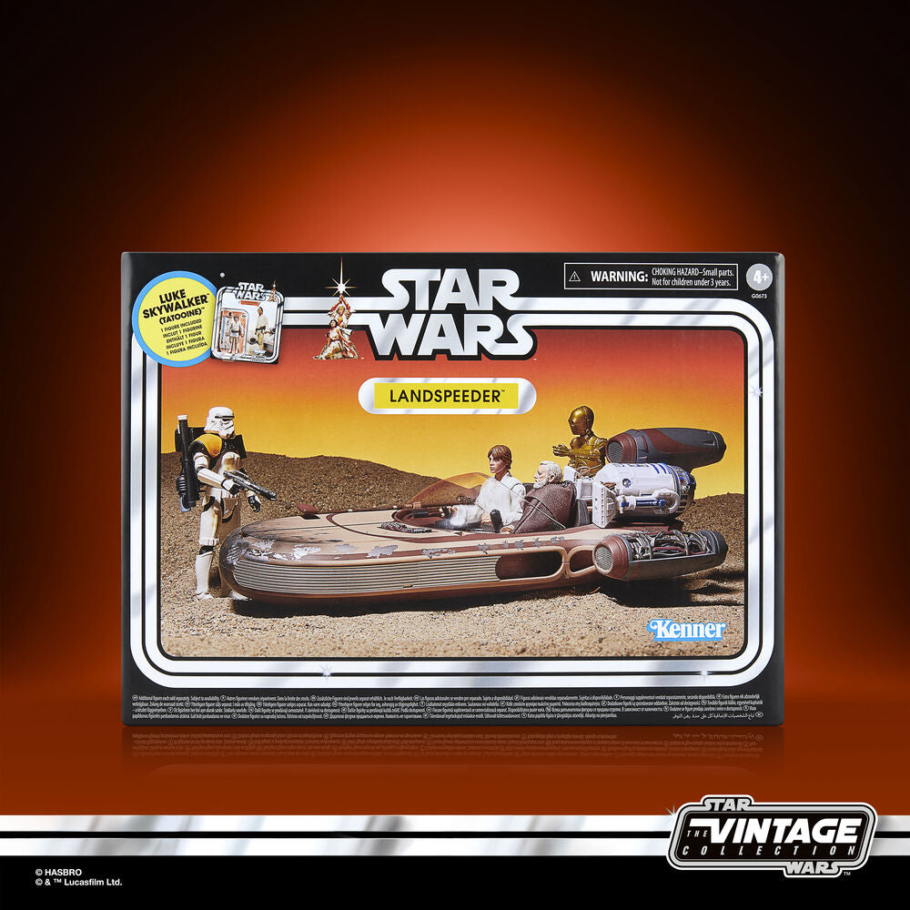 Imagen 1 - Figura Luke Skywalker + Landspeeder Star Wars