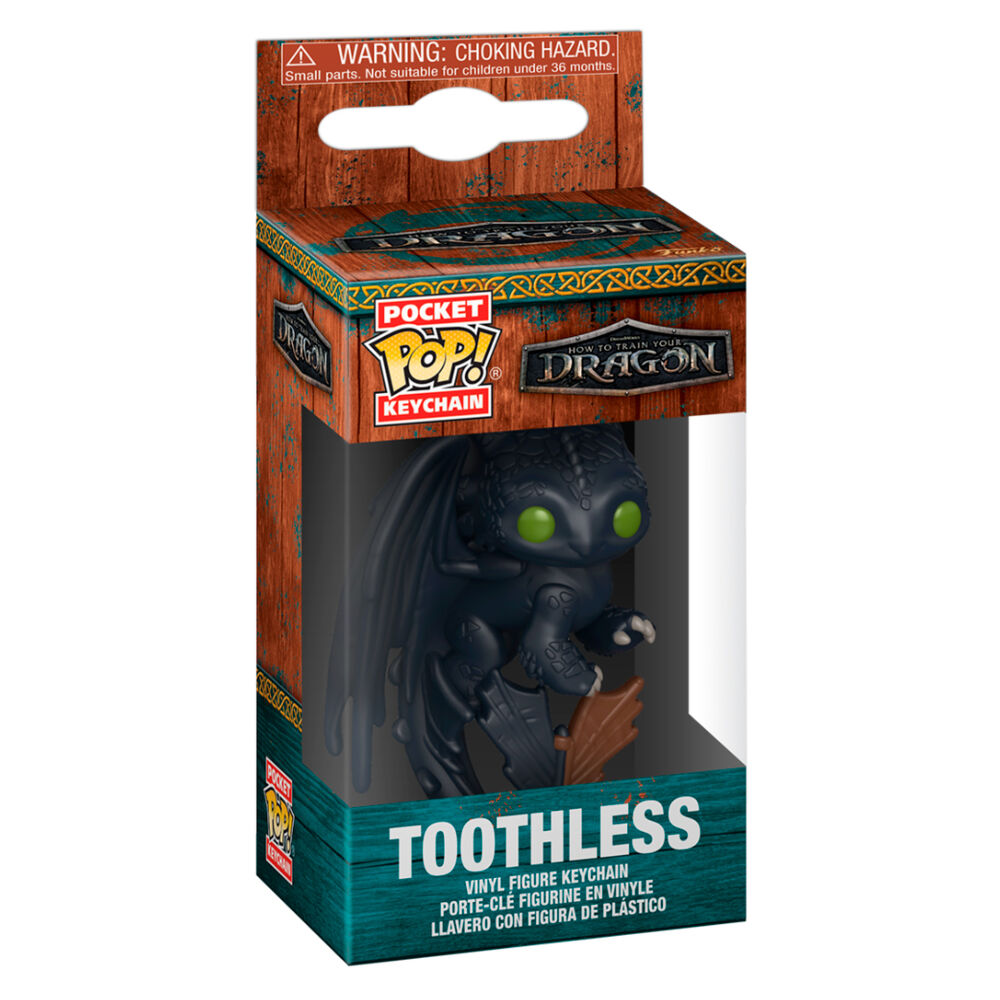 Imagen 2 - Llavero Pocket Pop Como Entrenar A Tu Dragon Desdentao